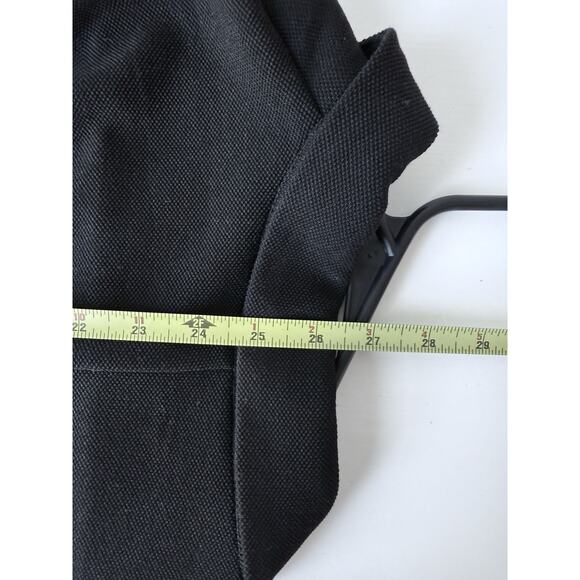 Skies Are Blue Asa Knit Blazer Womens XL Black Pockets Open Front Stretch - Picture 7 of 7